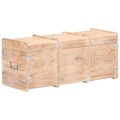 Storage Chest 90x40x40 cm Solid Acacia Wood - OLBRIT