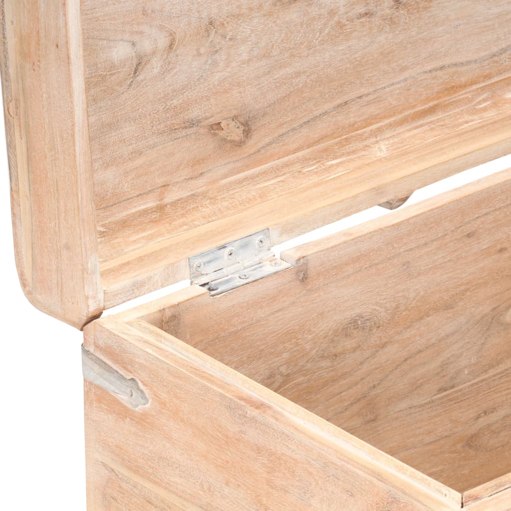 Storage Chest 90x40x40 cm Solid Acacia Wood - OLBRIT