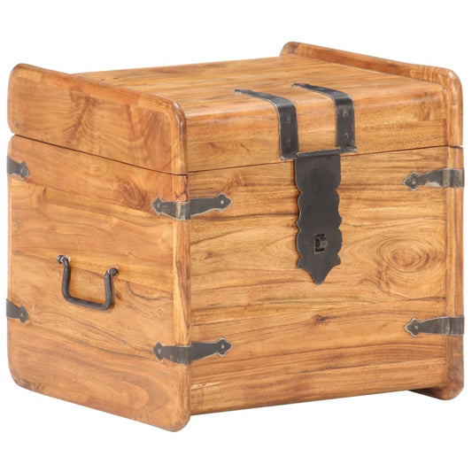 Chest 40x40x40 cm Solid Acacia Wood - OLBRIT