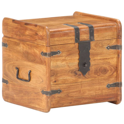Chest 40x40x40 cm Solid Acacia Wood - OLBRIT