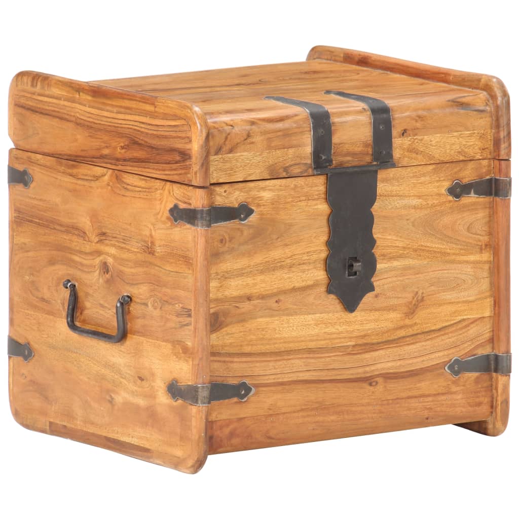 Chest 40x40x40 cm Solid Acacia Wood - OLBRIT