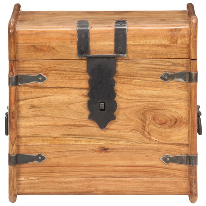 Chest 40x40x40 cm Solid Acacia Wood - OLBRIT