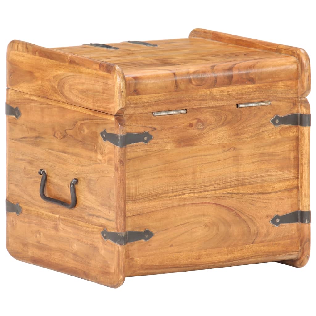Chest 40x40x40 cm Solid Acacia Wood - OLBRIT