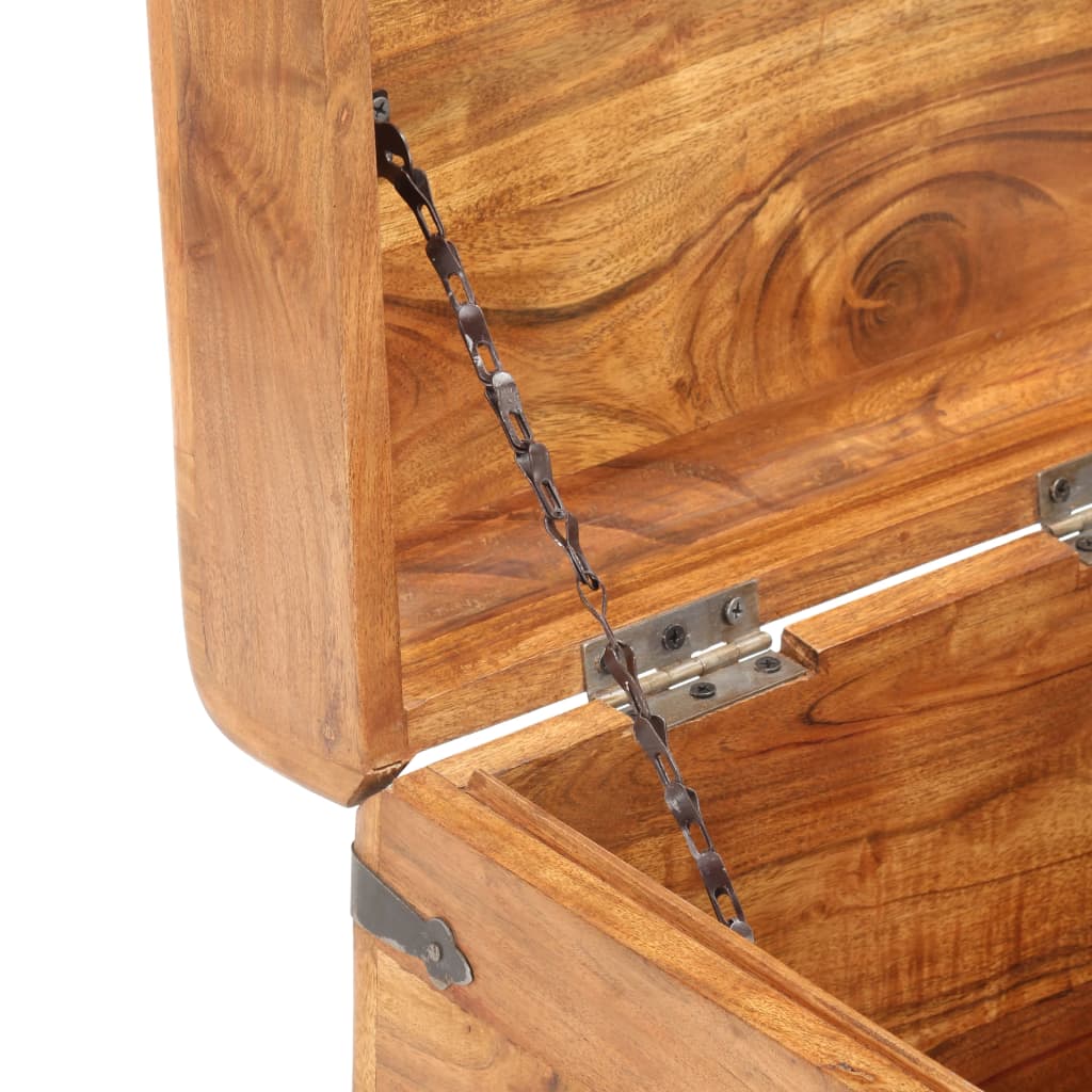 Chest 40x40x40 cm Solid Acacia Wood - OLBRIT