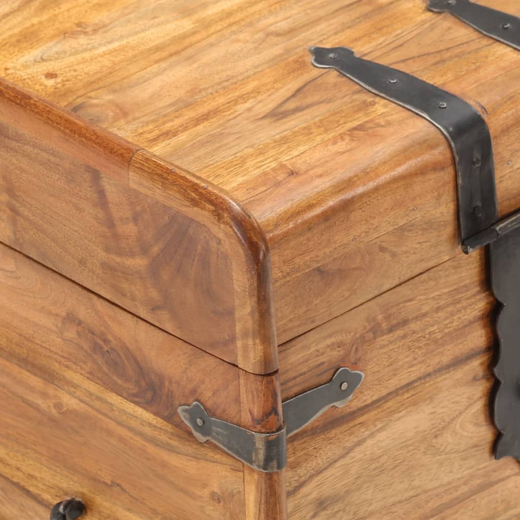 Chest 40x40x40 cm Solid Acacia Wood - OLBRIT