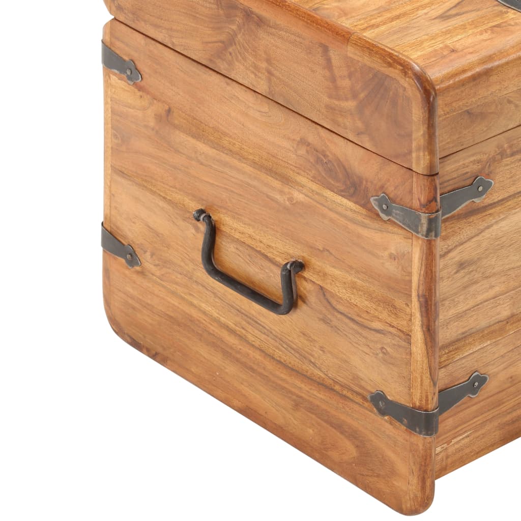 Chest 40x40x40 cm Solid Acacia Wood - OLBRIT
