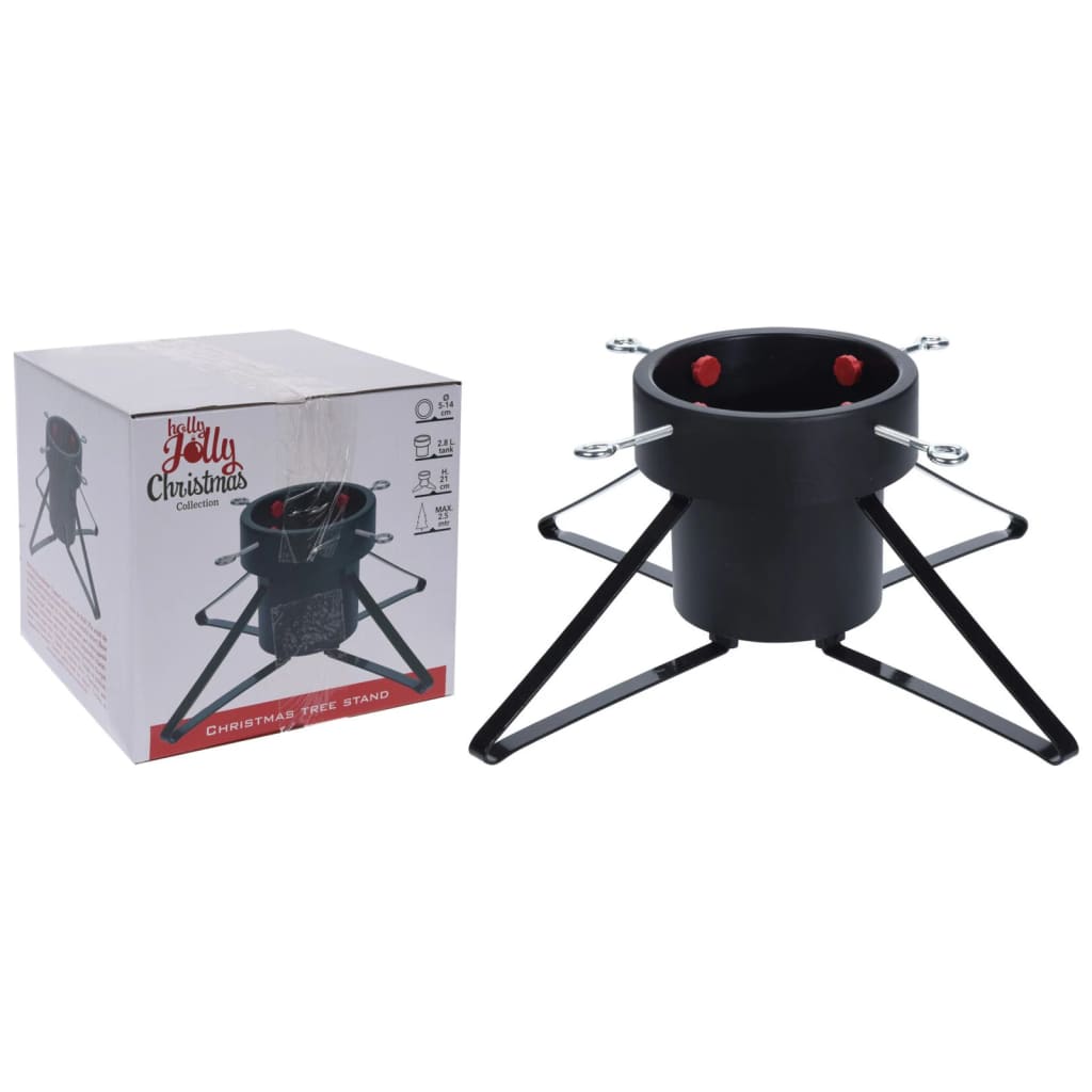 Christmas Tree Stand Black 2.5 m - OLBRIT