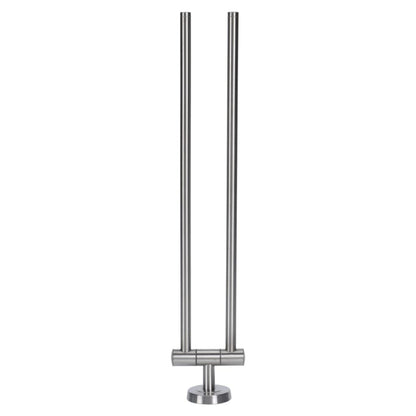 Double Towel Rail Stainless Steel 50 cm - OLBRIT