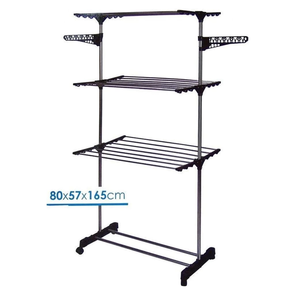 Bathroom Solutions Standing Drying Tower Rack 80x57x165 cm - OLBRIT