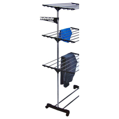 Bathroom Solutions Standing Drying Tower Rack 80x57x165 cm - OLBRIT