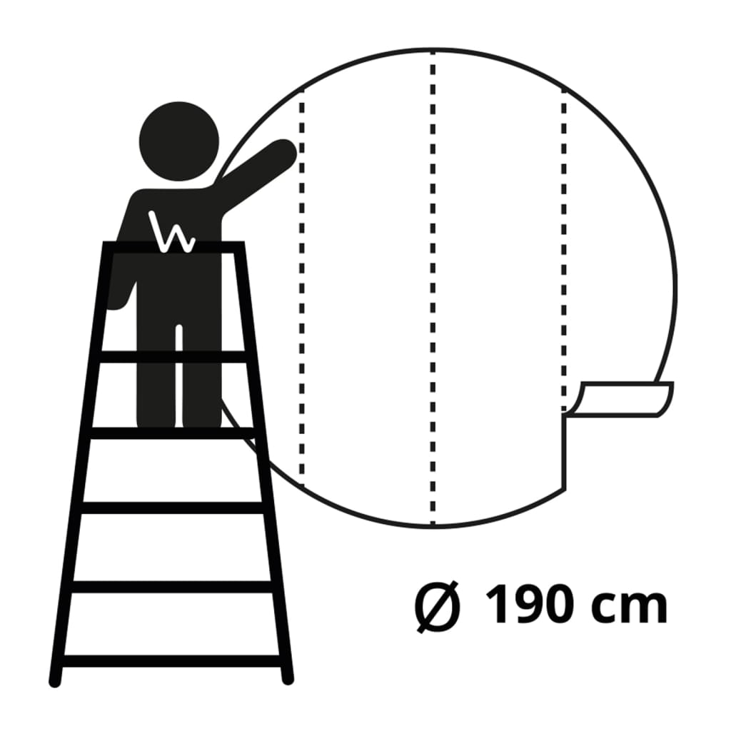 Skyline by Night Wallpaper Circle 190 cm - OLBRIT