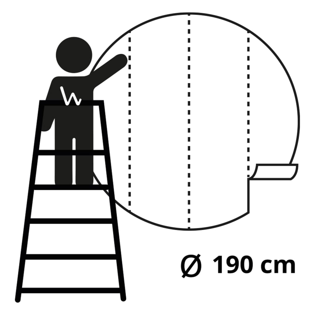 Wallpaper Circle The Night Watch 190 cm - OLBRIT