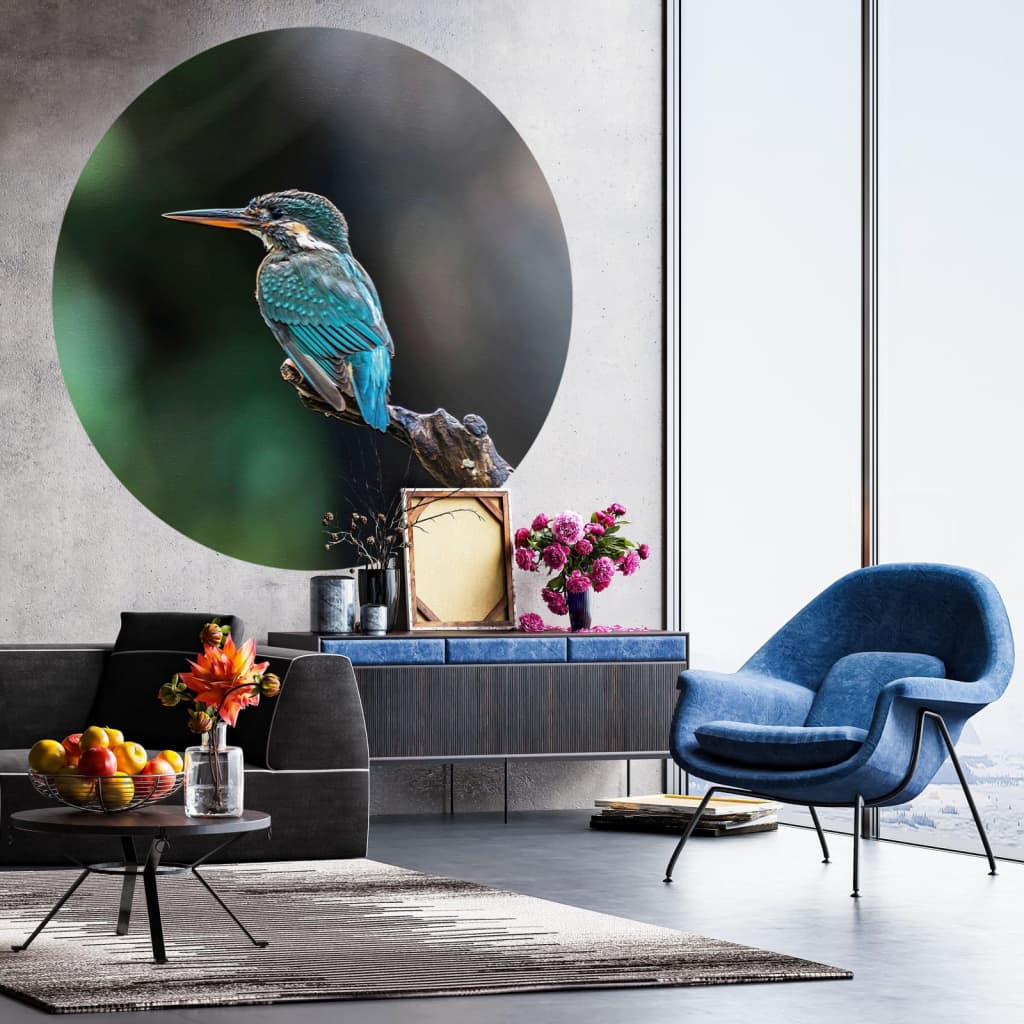 Wallpaper Circle The Kingfisher 190 cm - OLBRIT