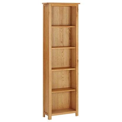 Bookcase 52x22.5x170 cm Solid Oak Wood - OLBRIT