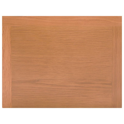 Magazine Table with Drawer 35x27x55 cm Solid Oak Wood - OLBRIT