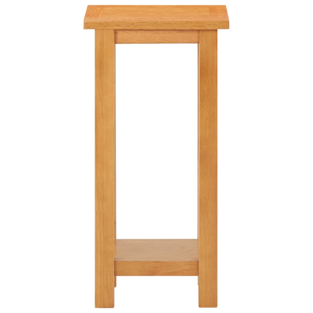 Side Table 27x24x55 cm Solid Oak Wood - OLBRIT