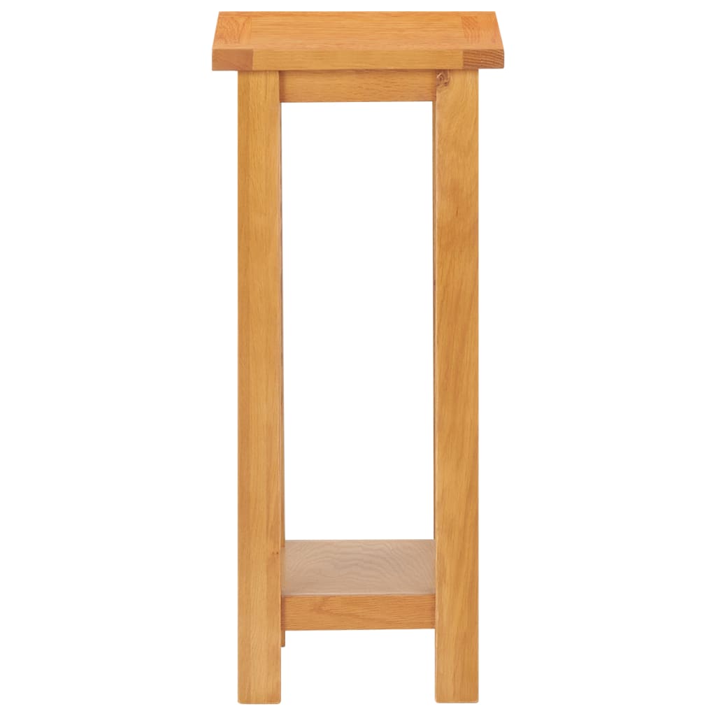 Side Table 27x24x55 cm Solid Oak Wood - OLBRIT
