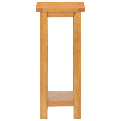 Side Table 27x24x55 cm Solid Oak Wood - OLBRIT