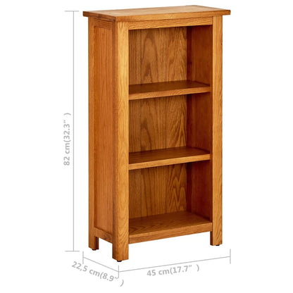 Bookcase 45x22.5x82 cm Solid Oak Wood - OLBRIT