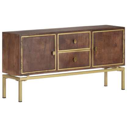 Sideboard 120x29x60 cm Solid Mango Wood - OLBRIT