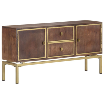 Sideboard 120x29x60 cm Solid Mango Wood - OLBRIT