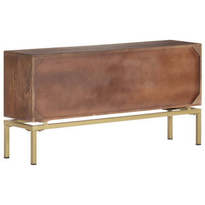 Sideboard 120x29x60 cm Solid Mango Wood - OLBRIT