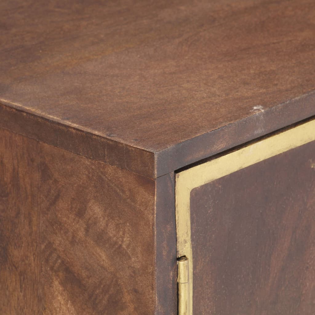 Sideboard 120x29x60 cm Solid Mango Wood - OLBRIT