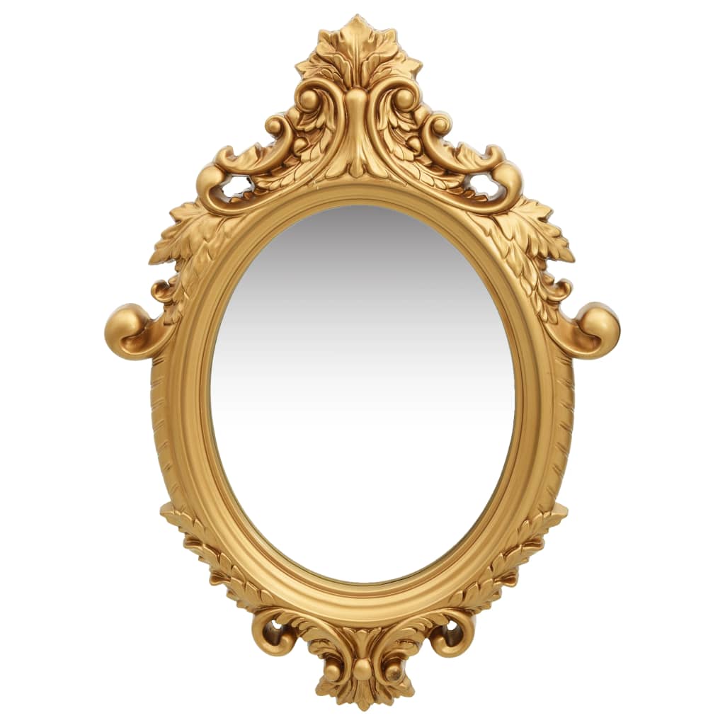 Wall Mirror Castle Style 56x76 cm Gold - OLBRIT
