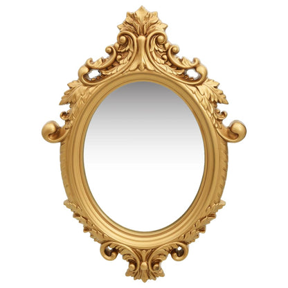 Wall Mirror Castle Style 56x76 cm Gold - OLBRIT