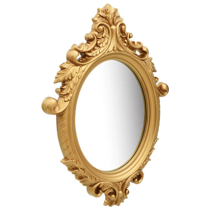 Wall Mirror Castle Style 56x76 cm Gold - OLBRIT