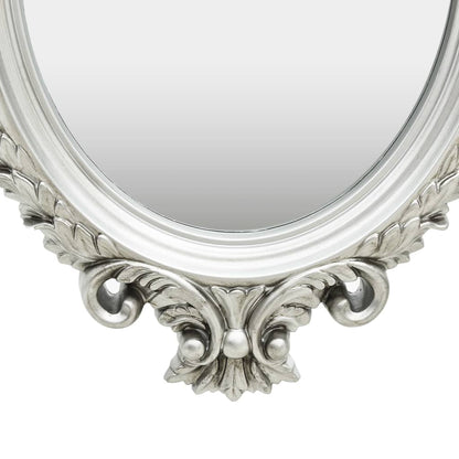 Wall Mirror Castle Style 56x76 cm Silver - OLBRIT
