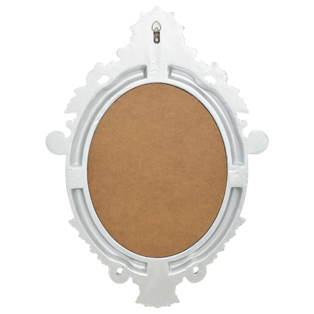 Wall Mirror Castle Style 56x76 cm Silver - OLBRIT