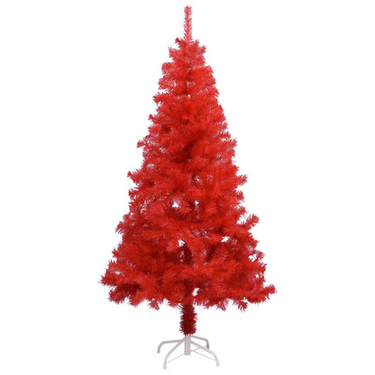 Artificial Christmas Tree with Stand Red 150 cm PVC - OLBRIT