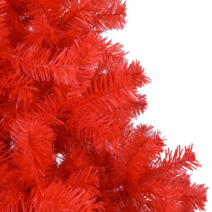 Artificial Christmas Tree with Stand Red 150 cm PVC - OLBRIT