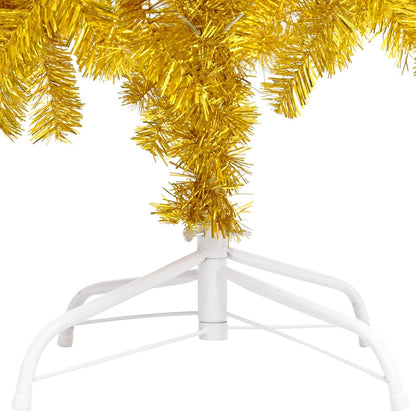 Artificial Christmas Tree with Stand Gold 150 cm PET - OLBRIT