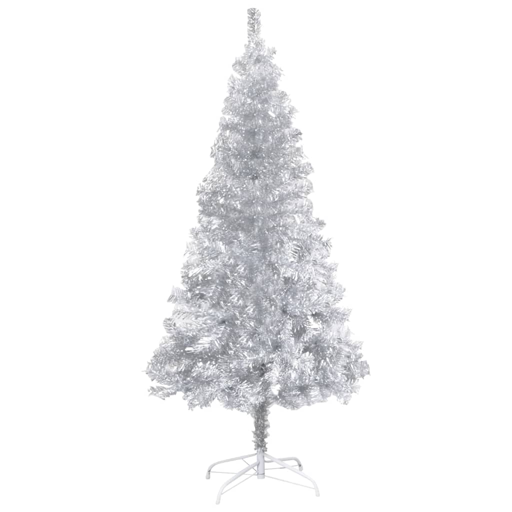 Artificial Christmas Tree with Stand Silver 180 cm PET - OLBRIT