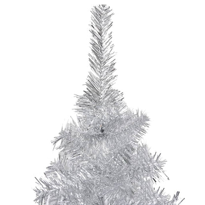Artificial Christmas Tree with Stand Silver 180 cm PET - OLBRIT