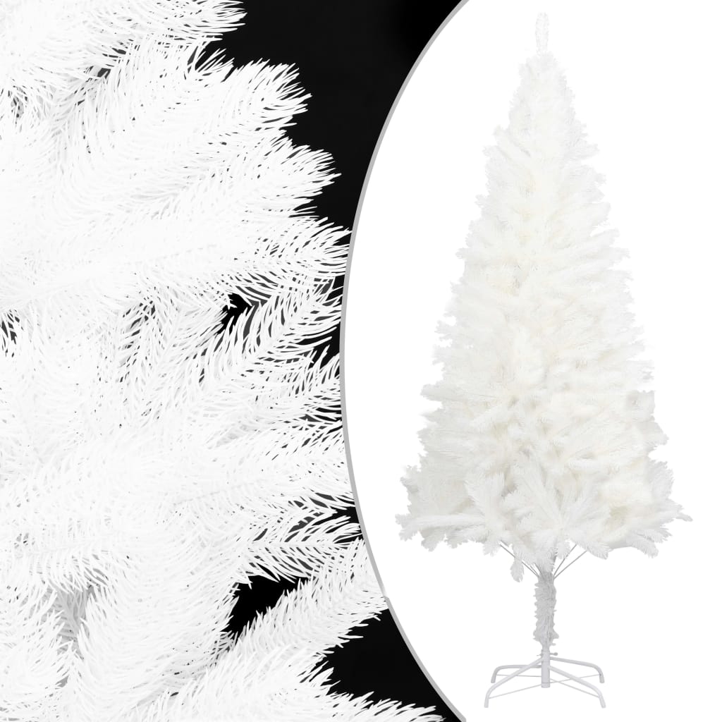 Artificial Christmas Tree Lifelike Needles White 180 cm - OLBRIT