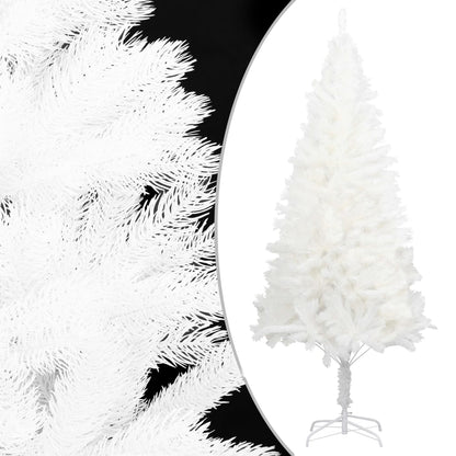 Artificial Christmas Tree Lifelike Needles White 180 cm - OLBRIT