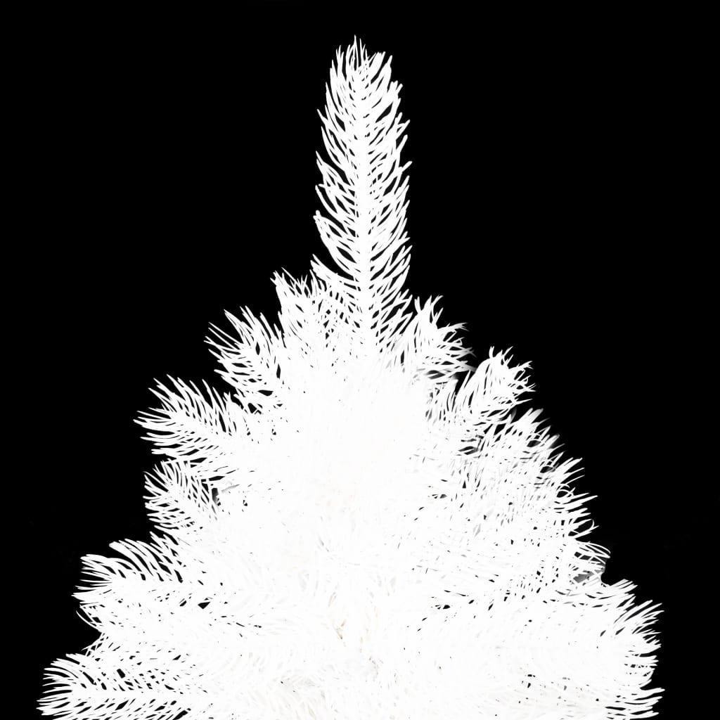 Artificial Christmas Tree Lifelike Needles White 180 cm - OLBRIT