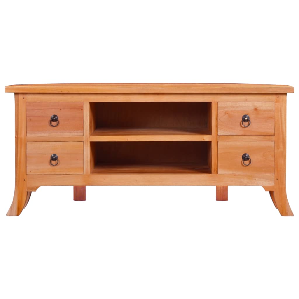 TV Cabinet 100x40x45 cm Solid Mahogany Wood - OLBRIT