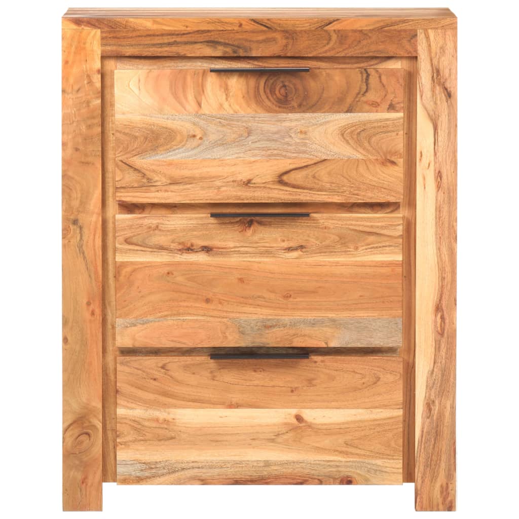 Sideboard 59x33x75 cm Solid Acacia Wood - OLBRIT