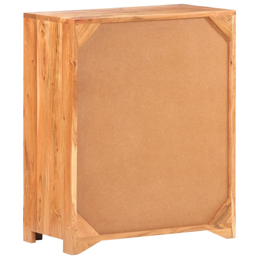 Sideboard 59x33x75 cm Solid Acacia Wood - OLBRIT