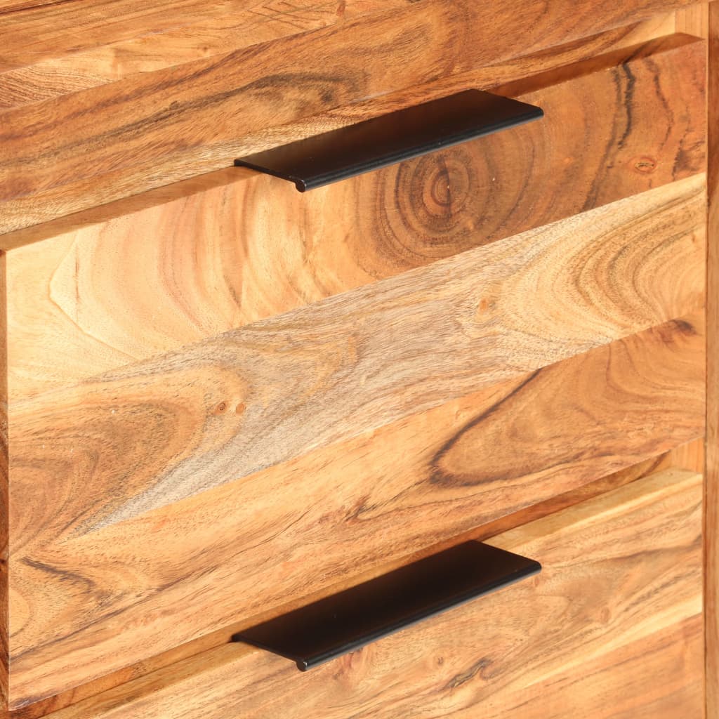 Sideboard 59x33x75 cm Solid Acacia Wood - OLBRIT