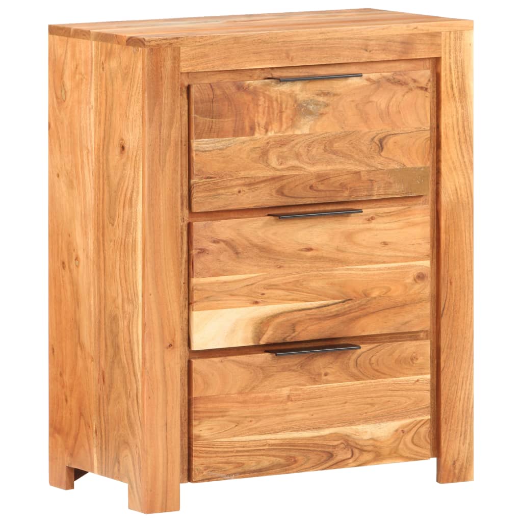 Sideboard 59x33x75 cm Solid Acacia Wood - OLBRIT