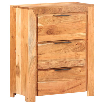 Sideboard 59x33x75 cm Solid Acacia Wood - OLBRIT