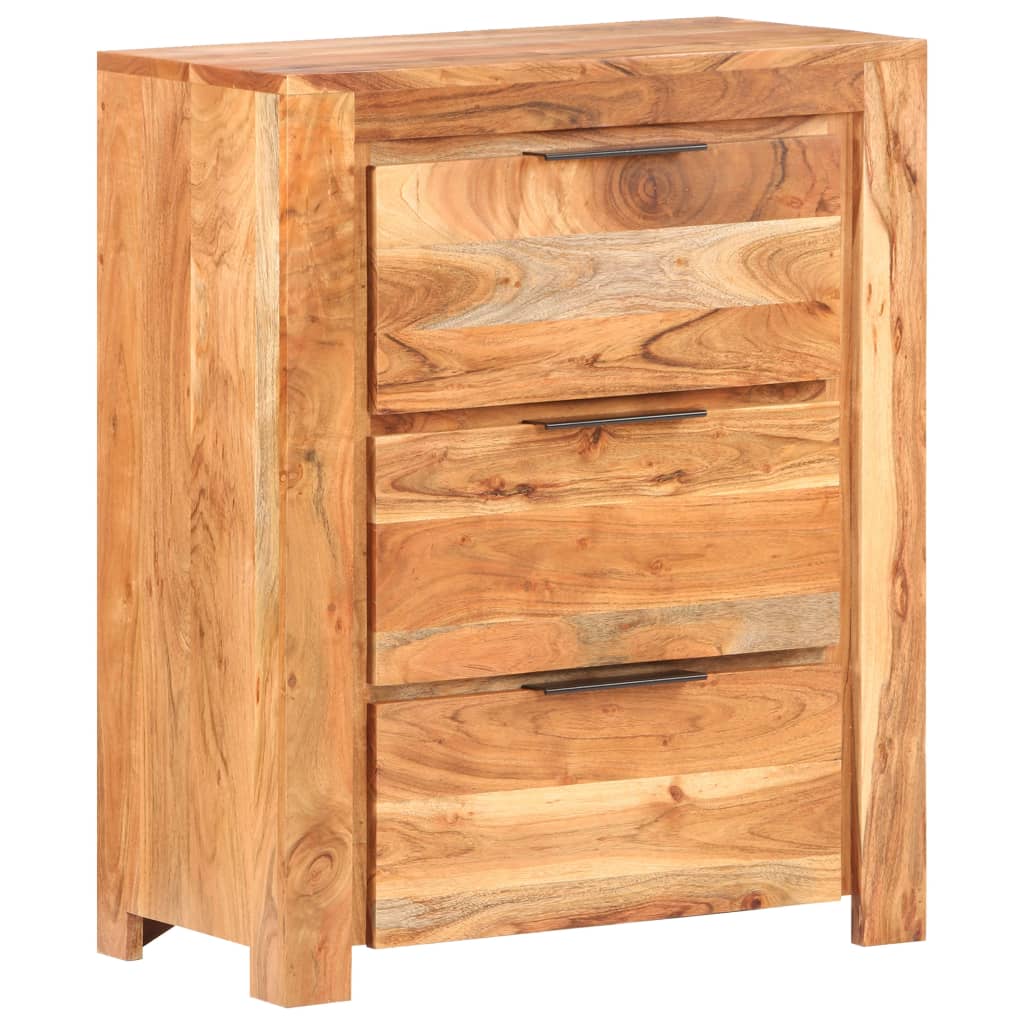 Sideboard 59x33x75 cm Solid Acacia Wood - OLBRIT