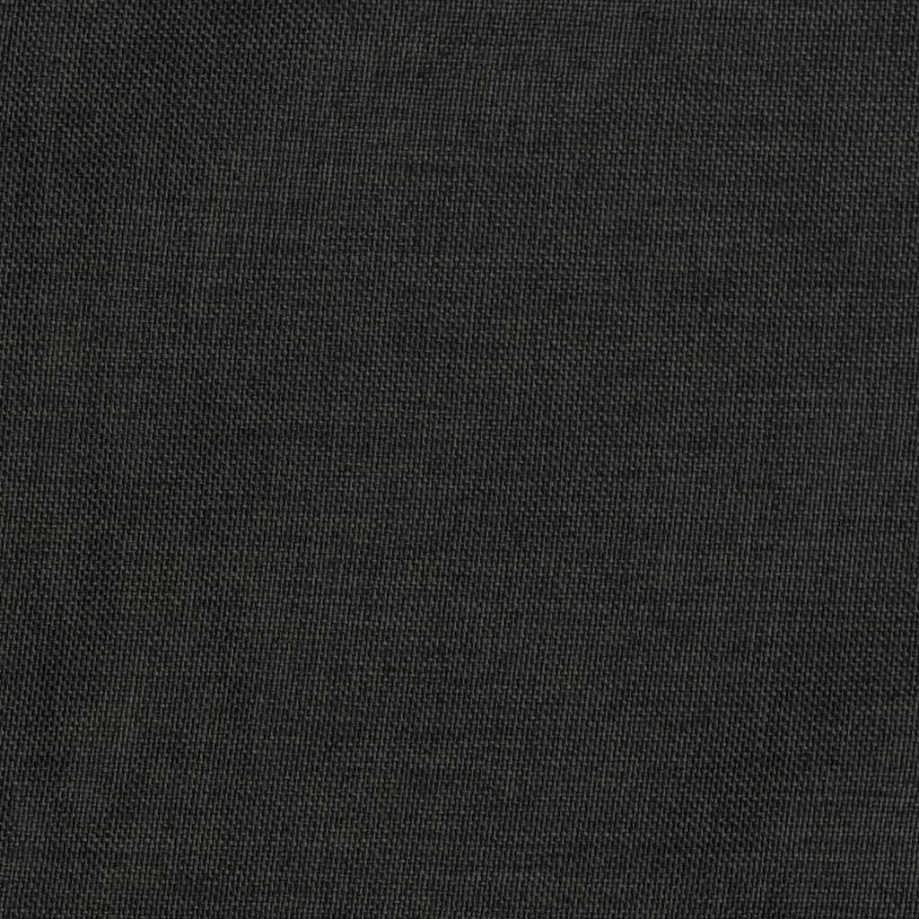 Linen-Look Blackout Curtains with Hooks 2 pcs Anthracite 140x175 cm - OLBRIT