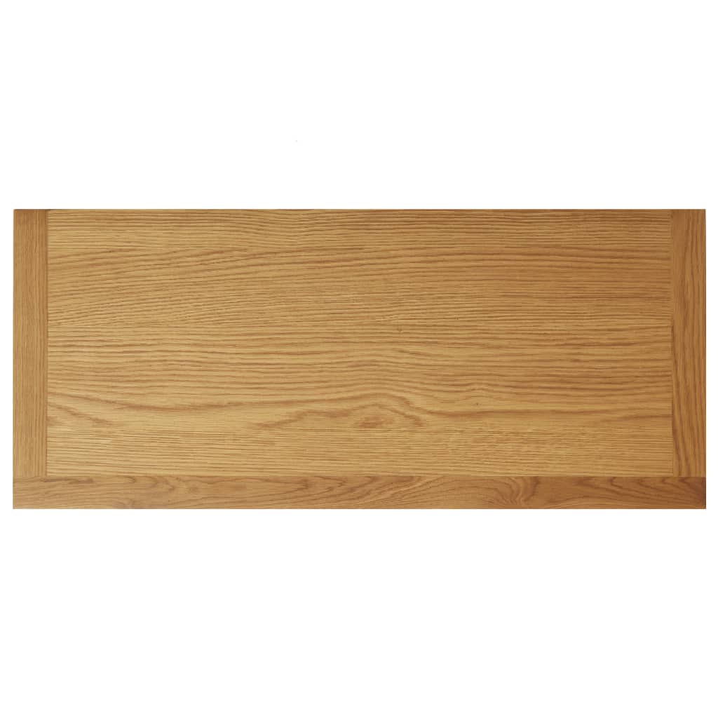 Wine Cabinet 80x32x80 cm Solid Oak Wood - OLBRIT