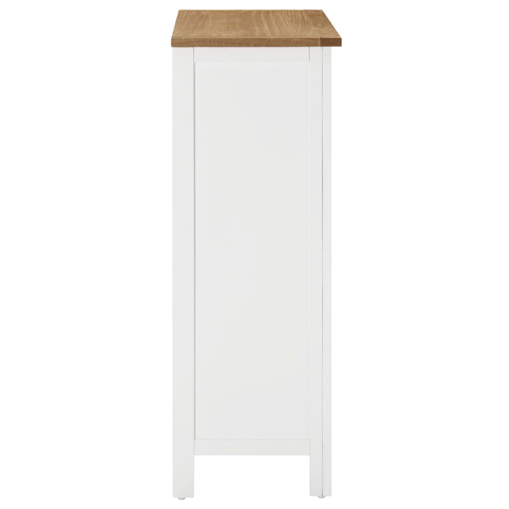 Wine Cabinet 72x32x90 cm Solid Oak Wood - OLBRIT